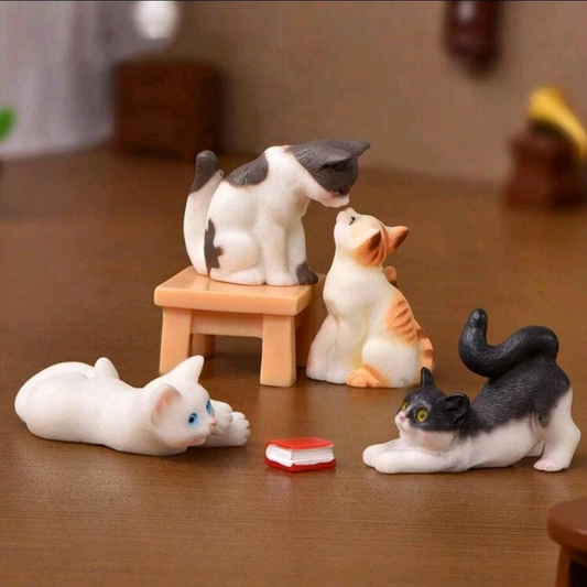 KIT DE MINI GATITOS DECORATIVOS