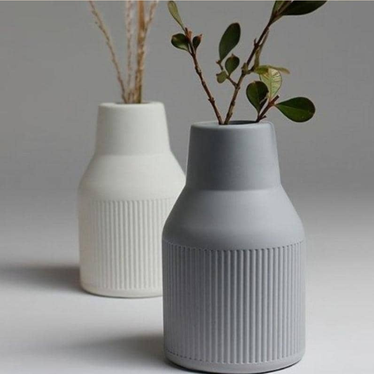 MINI ORGANIZADOR DE CONCRETO CON LINEAS BLANCO