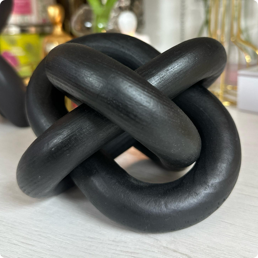 FIGURA DECORATIVA NUDO NEGRO
