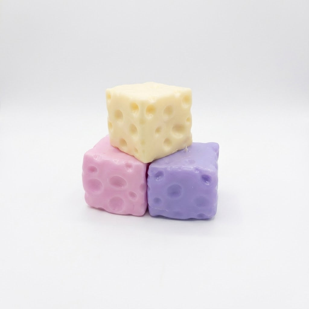Queso de vaselina pequeño (amarillo, rosado y lila)