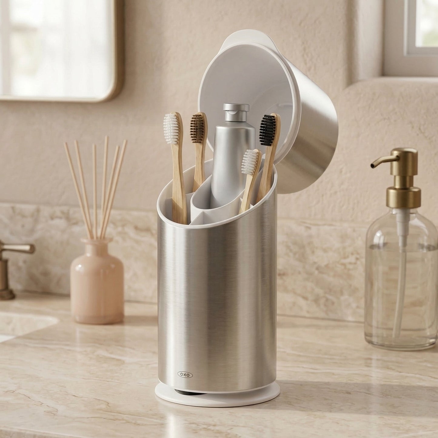 ORGANIZADOR DE CEPILLO DENTAL MARCA OXO