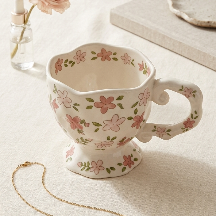 TAZA GRANDE DE FLORES