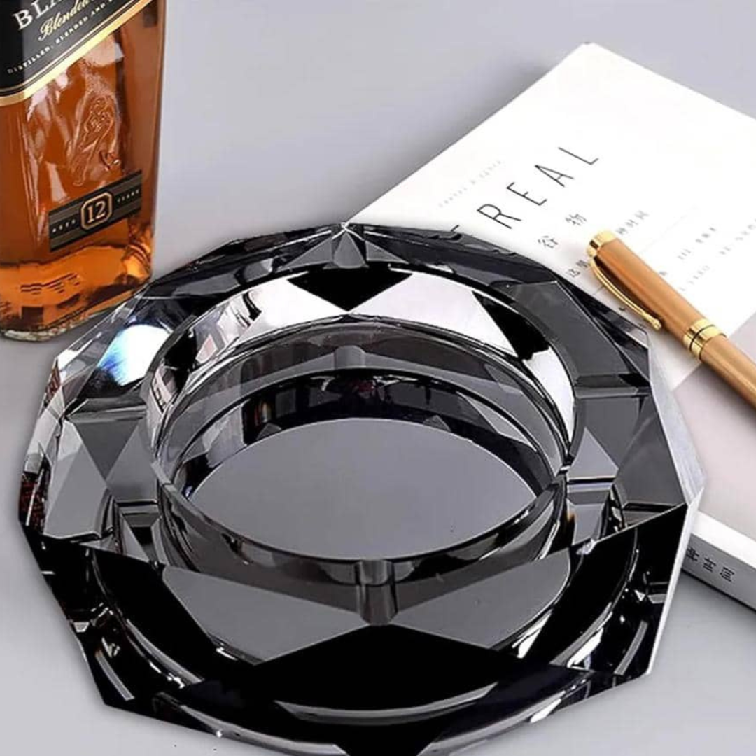 CENICERO DE CRISTAL ELEGANTE