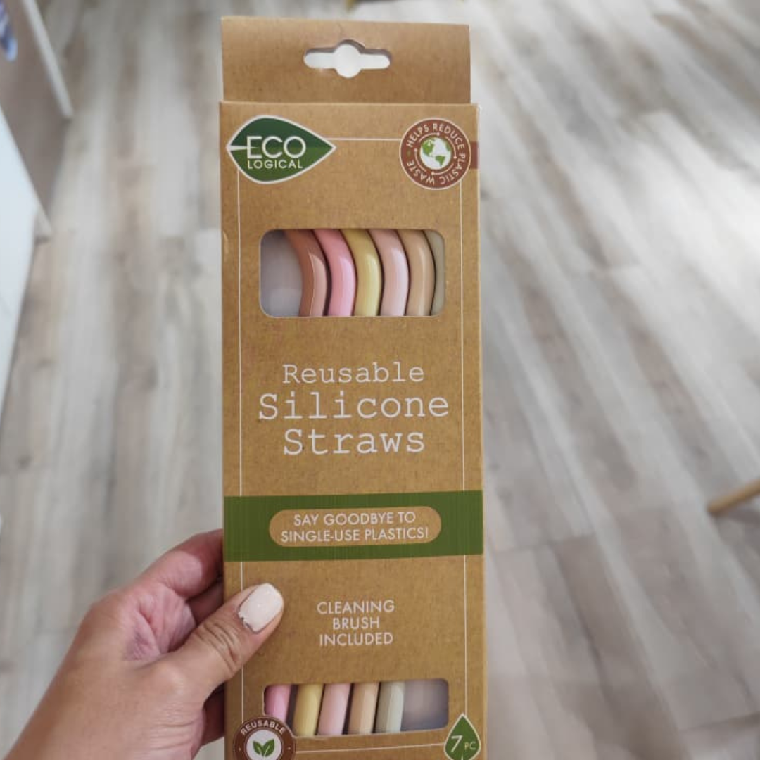 CAJA DE 6 PITILLOS DE SILICON COLOR PASTEL