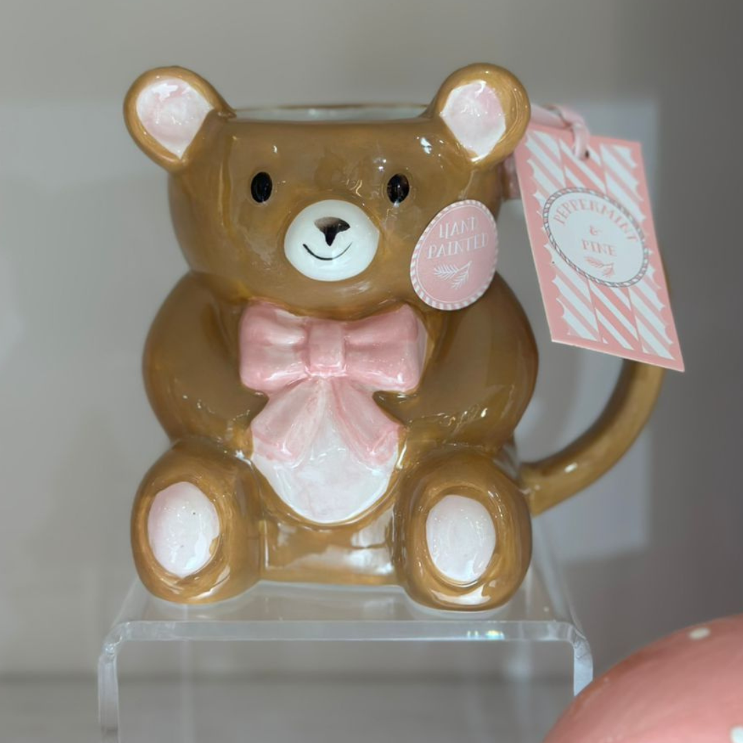 TAZA EN FORMA DE OSO DE NAVIDAD