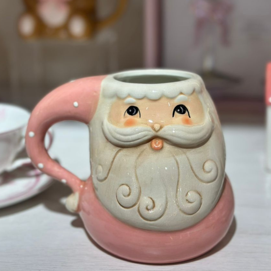 TAZA EN FORMA DE SANTA ROSADA
