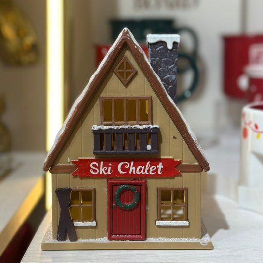 CASITA SKI CHALET CON LUCES