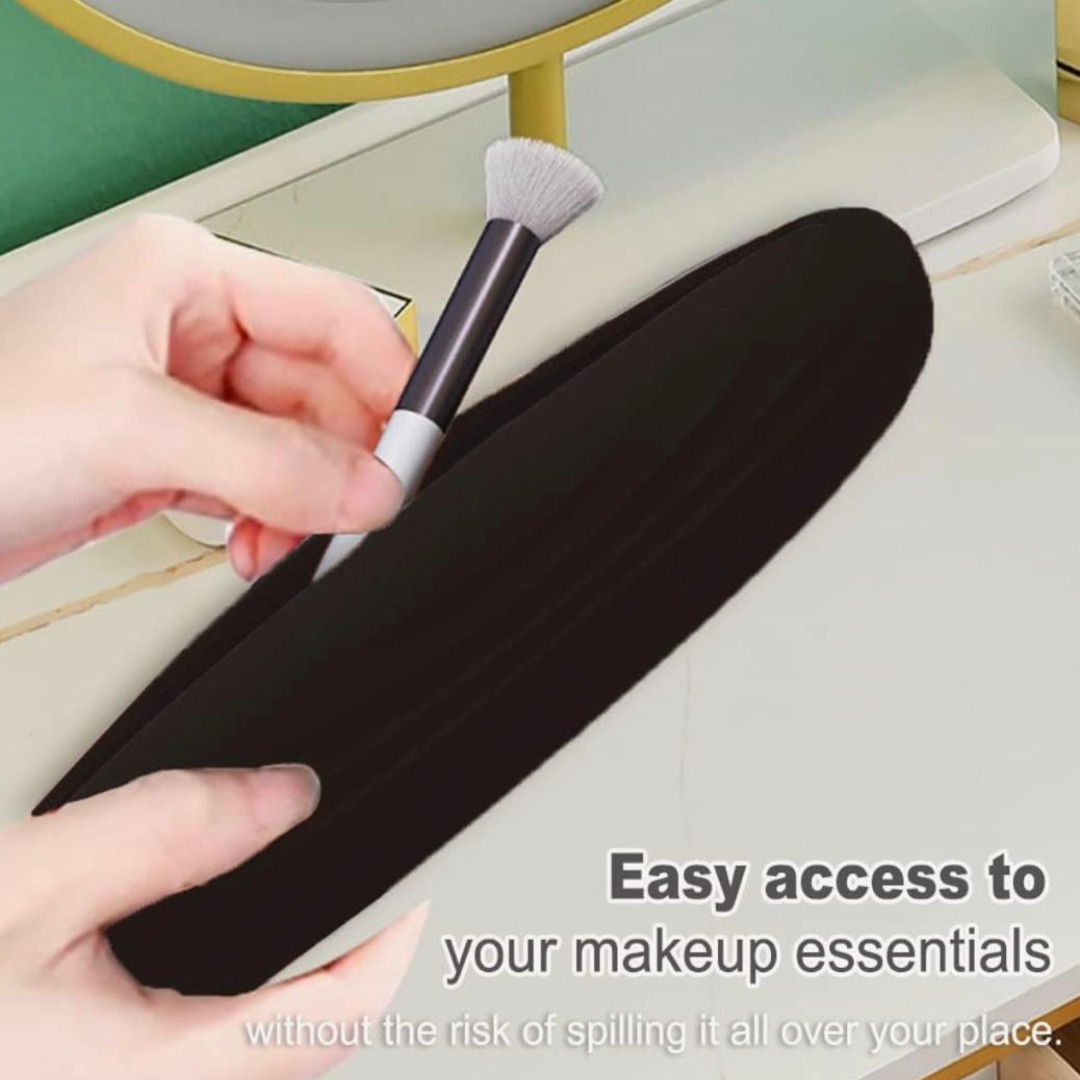 PORTA BROCHAS DE SILICON NEGRO