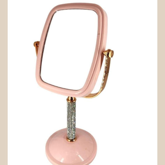 ESPEJO CON PEPITAS BRILLANTES CUADRADO