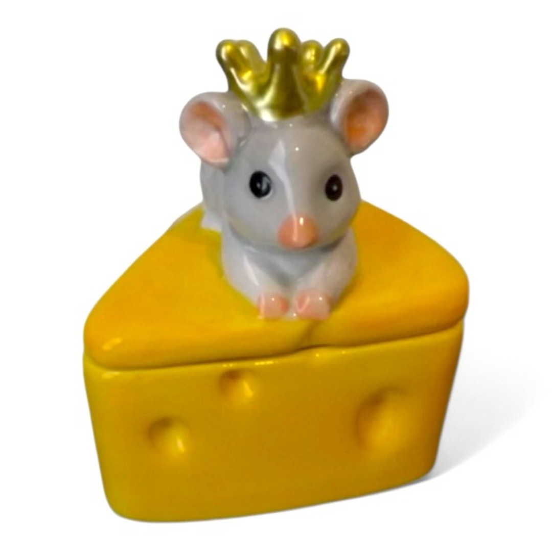 FIGURA DECORATIVA RATON CON QUESO