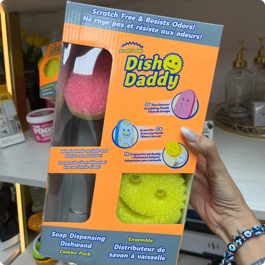 KIT DISPENSADOR DE JABÓN PARA VAJILLAS DISH DADDY