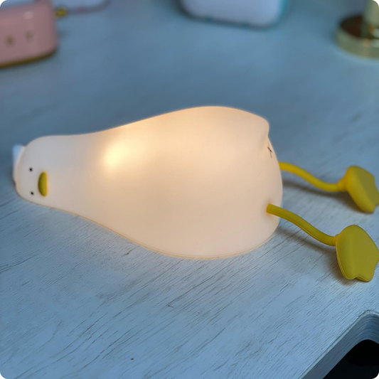 LÁMPARA DE PATO ACOSTADO DE SILICÓN