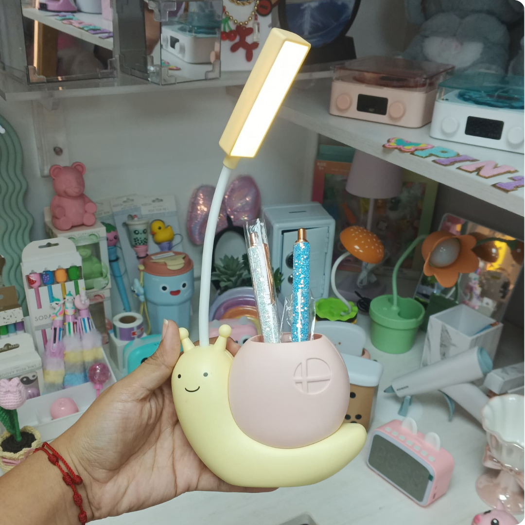LÁMPARA LED DE MESA CARACOL