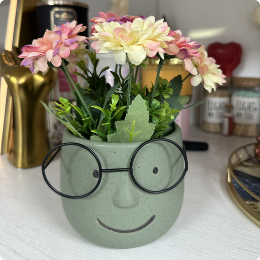 MATERO VERDE CON LENTES