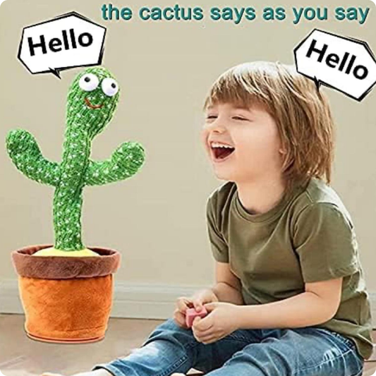 MUÑECO CACTUS CON MÚSICA