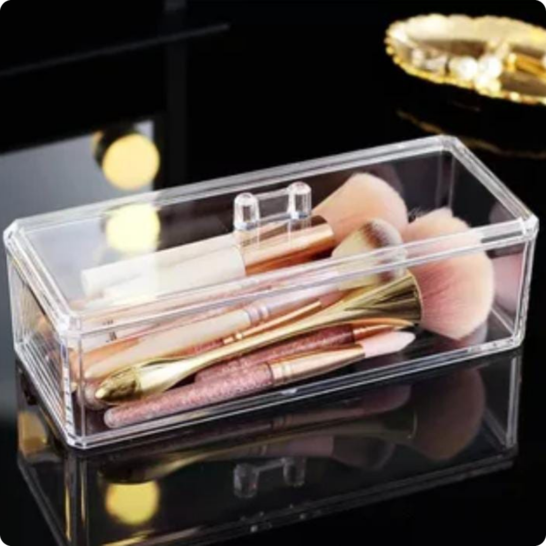 ORGANIZADOR COSMÉTICO RECTAGULAR CON TAPA