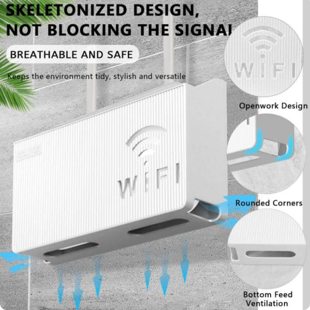 ORGANIZADOR DE WIFI BLANCO