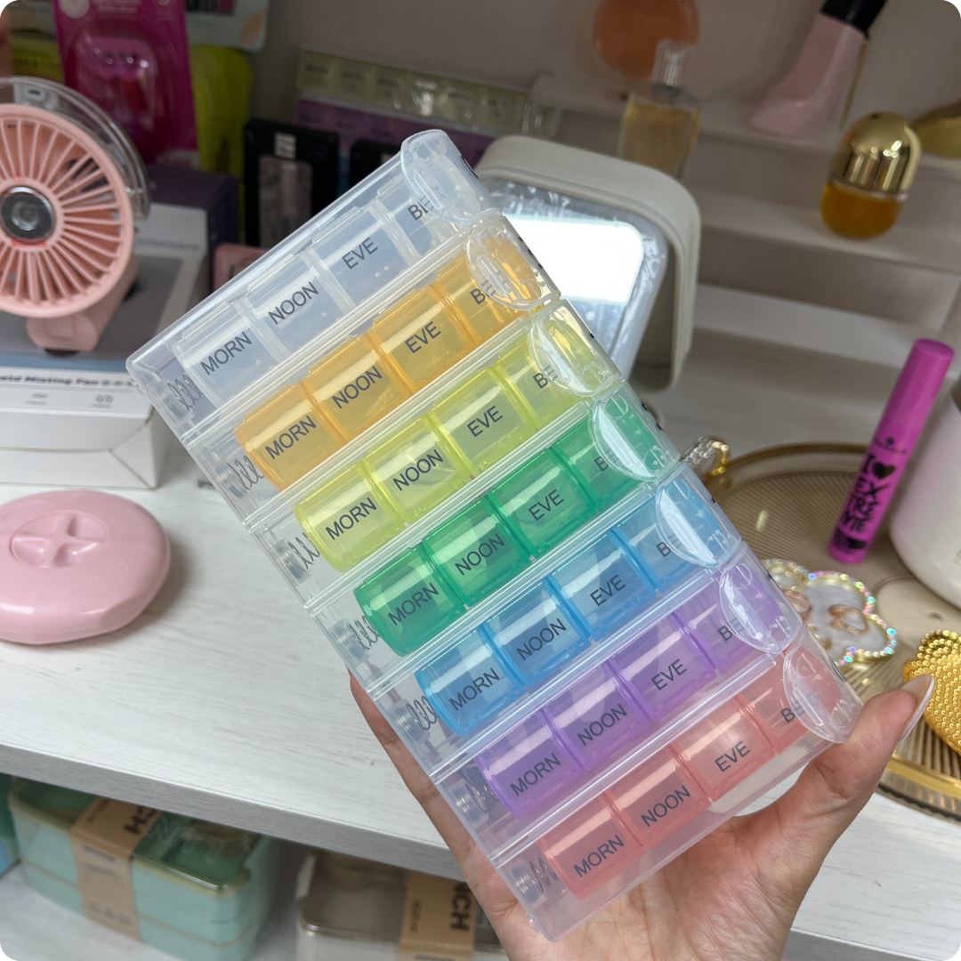 PASTILLERO SEMANAL DE COLORES