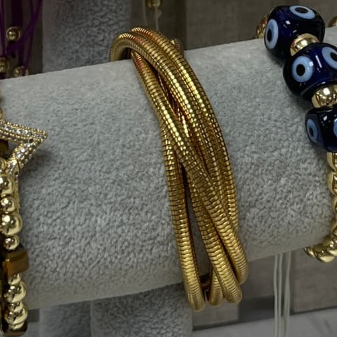 PULSERA NUDO DORADO