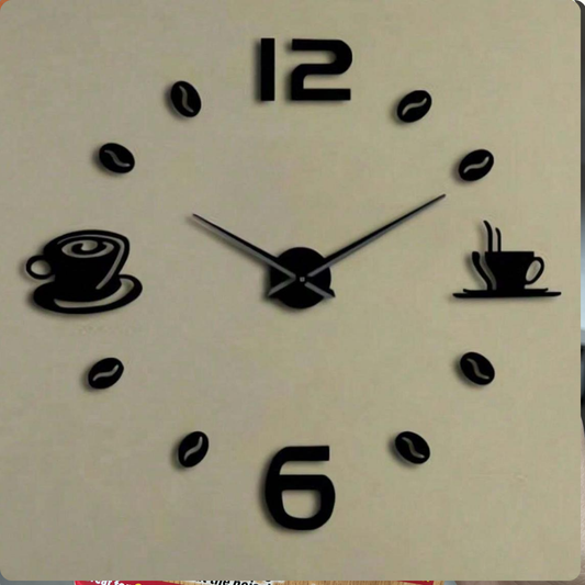 RELOJ DECORATIVO DE PARED DE COCINA 40 CM
