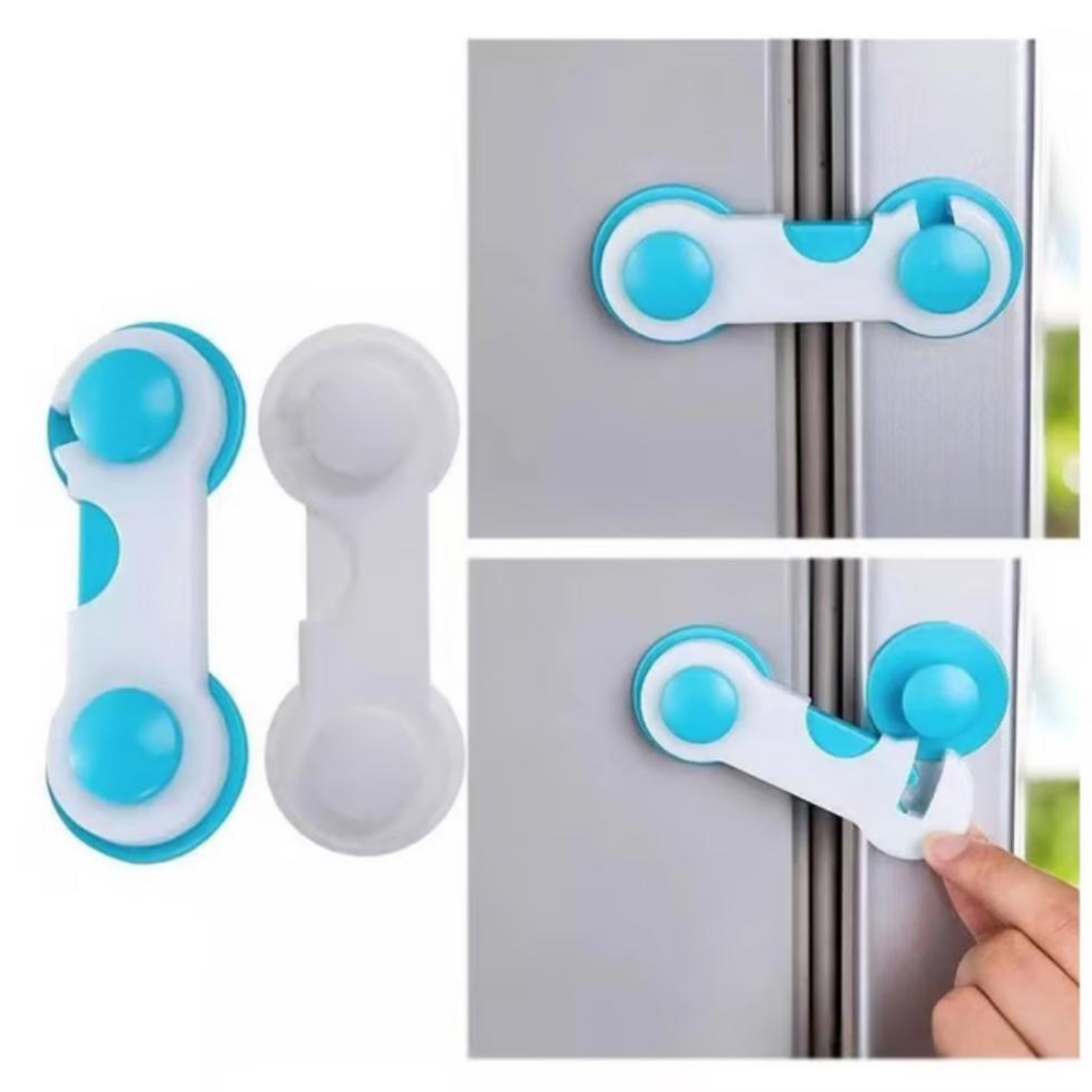 SEGURO PARA PUERTA BEBES 2 UNIDADES BLANCOS