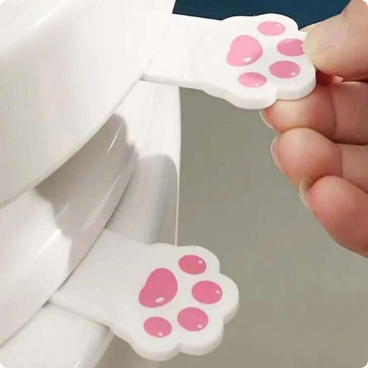 SET DE 2 ELEVADORES DE TAPA DE INODORO MANITO DE GATO