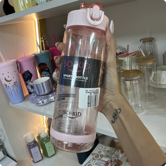 TERMO CON PITILLO COLOR ROSADO