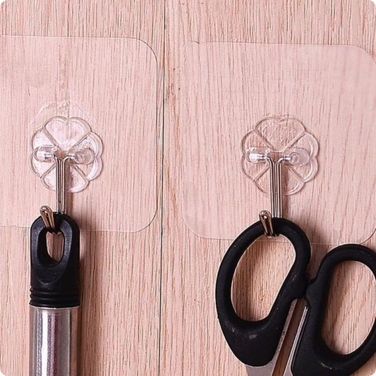 GANCHOS CON VENTOSA CLIP DE METAL