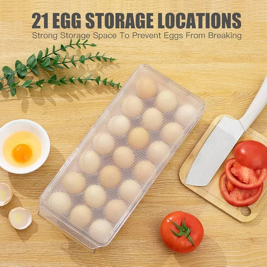 ORGANIZADOR DE ACRILICO PARA 21 HUEVOS