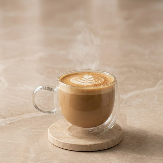 TAZA CLASICA DOBLE FONDO TRANSPARENTE