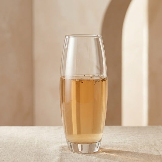 VASO ALTO LISO DOBLE CAPA FINITO TRANSPARENTE
