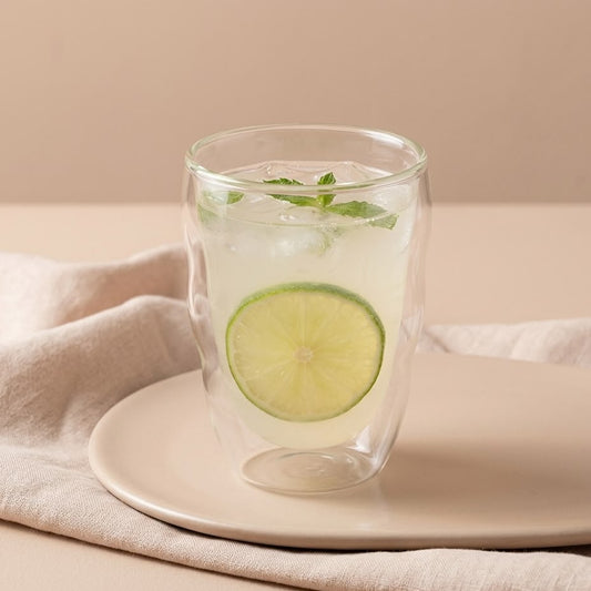 VASO DOBLE FONDO CON ONDAS SUAVES