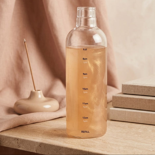 BOTELLA DE VIDRIO PARA AGUA DE 1LT