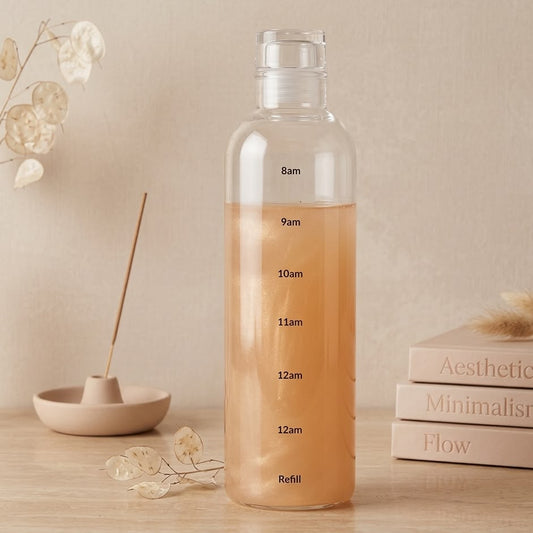 BOTELLA DE VIDRIO PARA AGUA DE 0.5LT