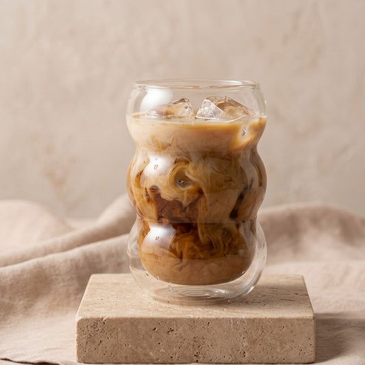 VASO DE VIDRIO 3 ONDAS