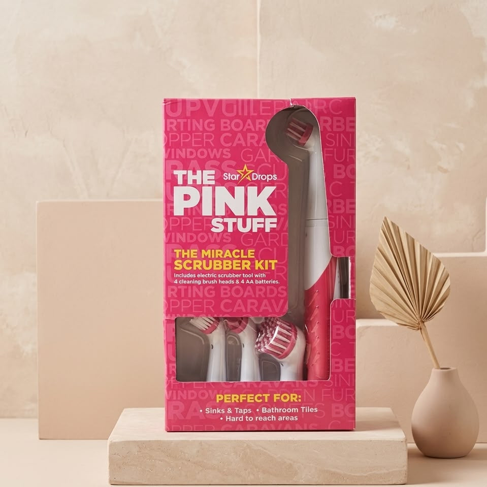 KIT DE CEPILLOS FREGADORES THE PINK STUFF