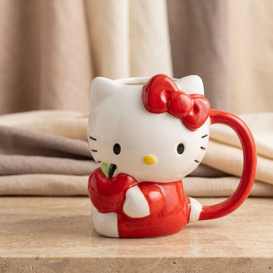 TAZA DE HELLO KITTY ROJA