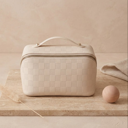 BOLSO ORGANIZADOR VIAJERO NUDE CON CIERRE DORADO - AMAZON