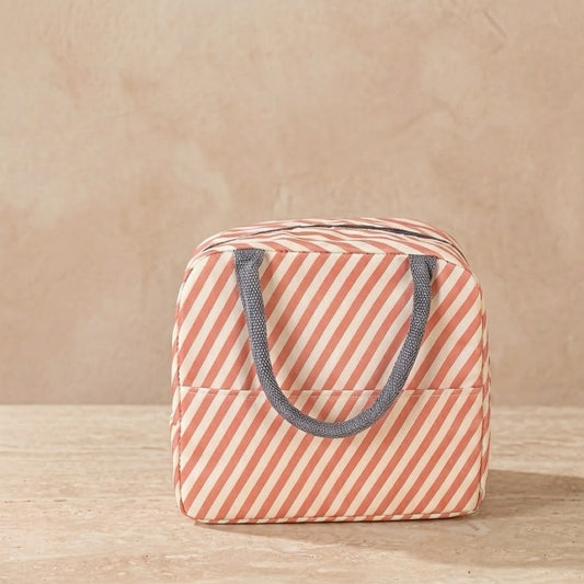 BOLSO TÉRMICO ROJO - BEIGE
