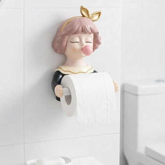 CHICA DECORATIVA PARA PAPEL HIGIENICO