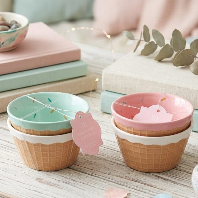 SET DE 2 MINI ENVASE TIPO HELADO
