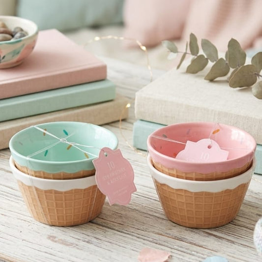 SET DE 2 MINI ENVASE TIPO HELADO