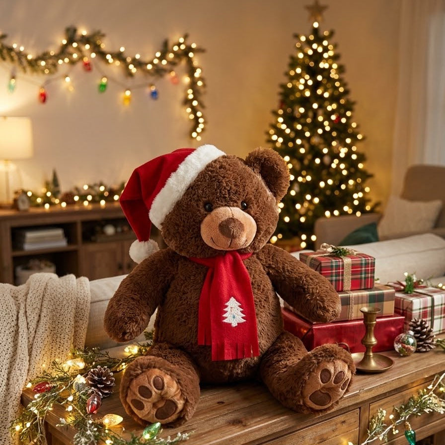 PELUCHE OSO DE NAVIDAD