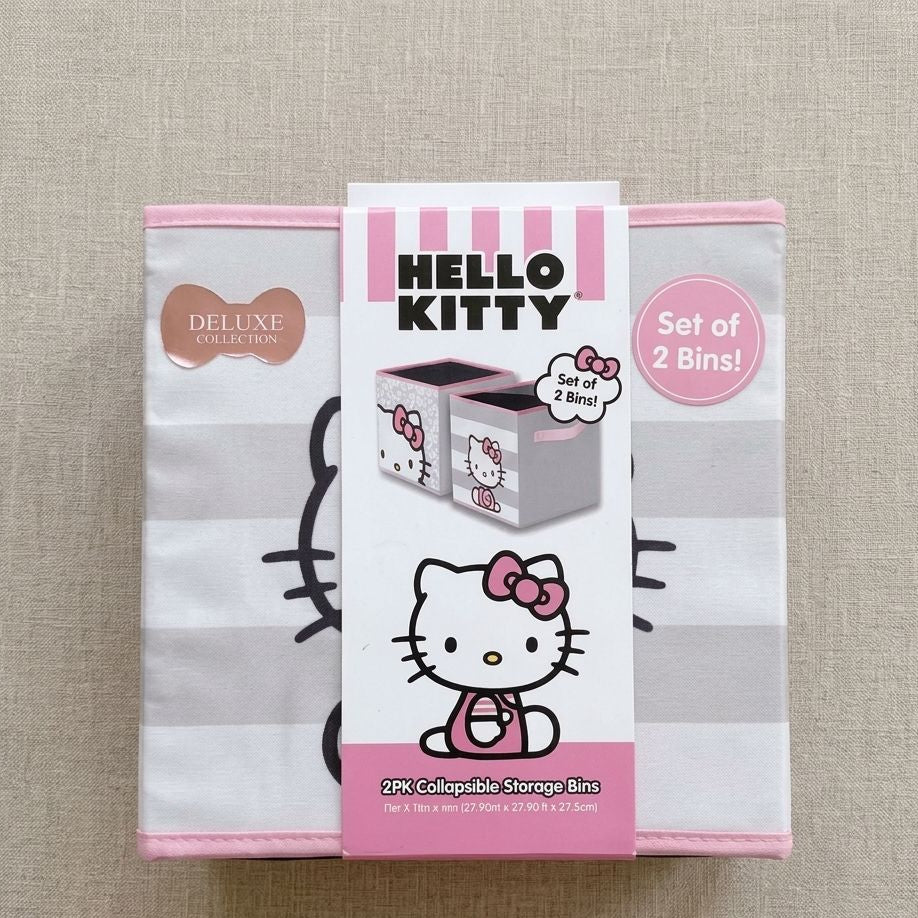 SET DE 2 CAJAS ARMABLES DE HELLO KITTY