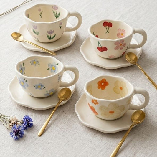 TAZA CON CUCHARITA VIRAL DE PINTEREST POR UNIDAD