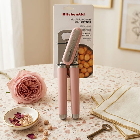 ABRIDOR DE LATAS KITCHENAID ROSADO