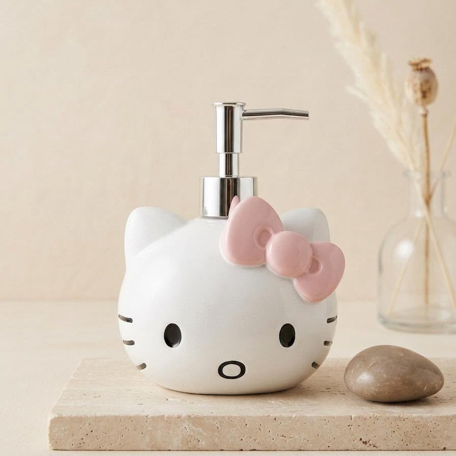 DISPENSADOR DE JABON HELLO KITTY