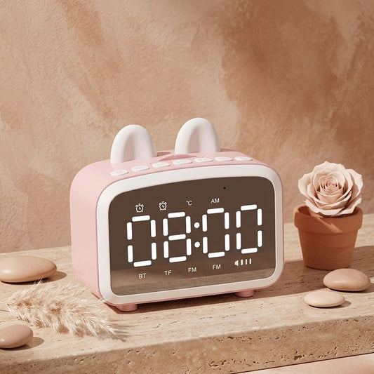 RADIO BLUETOOTH ROSADO CON OREJITAS - AMAZON