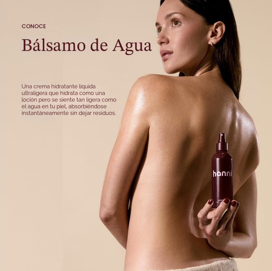 BALSAMO DE AGUA HIDRATANTE HANNI