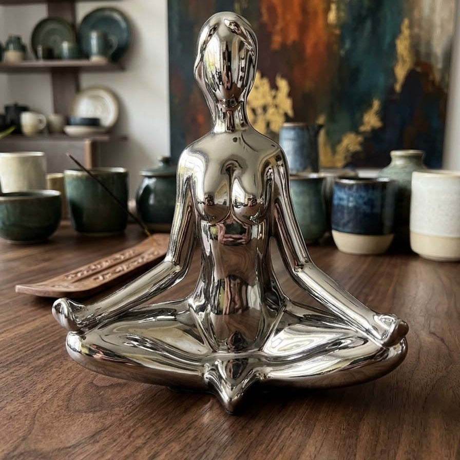 CEREMICA DE PLATA YOGA